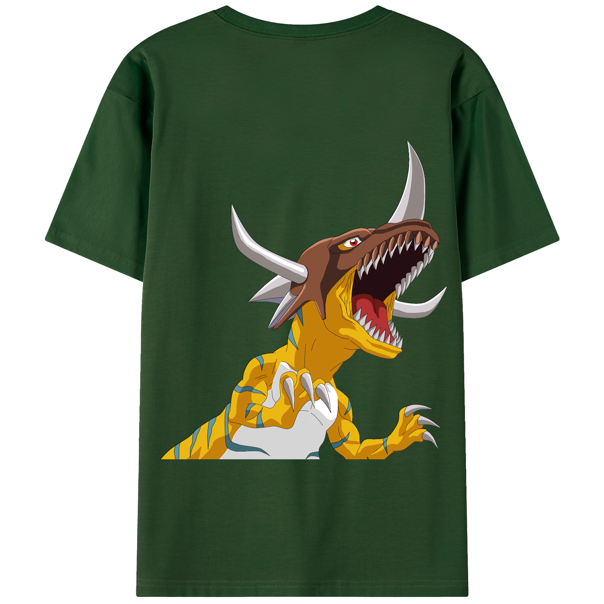 （画像用） Digimon デジタルモンスター/デジモン 綿100％半袖Tシャツ（背面プリント）